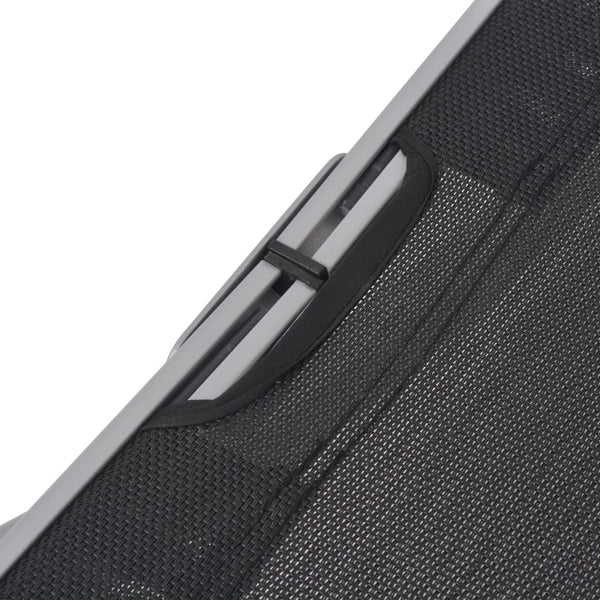 Klappbare Sonnenliegen aus Aluminium, 2er-Set