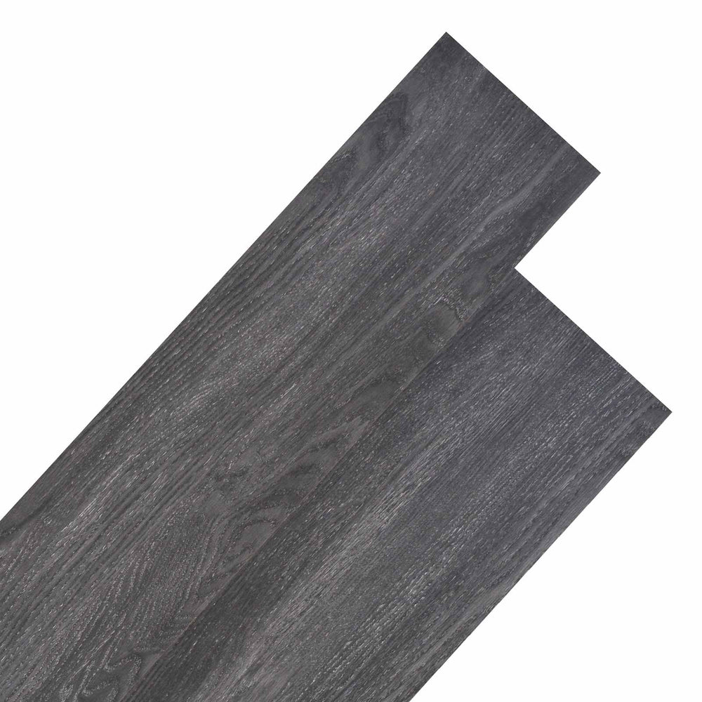 PVC Bodenplanken Schwarz Weiß 5,26 m²