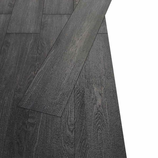 PVC Bodenplanken Schwarz Weiß 5,26 m²