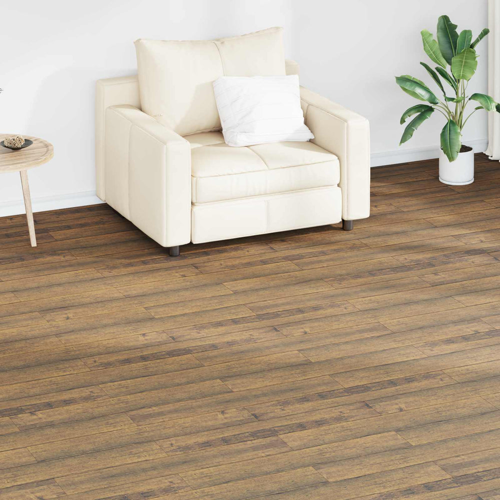 Selbstklebende Bodenplanken Walnussbraun 5,02 m²