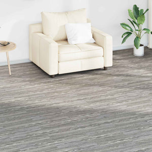 Dunkelgraue PVC Bodenplanken, 5,02 m² - 36 Stück