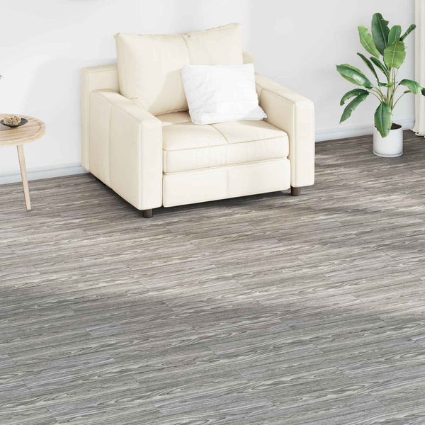 Dunkelgraue PVC Bodenplanken, 5,02 m² - 36 Stück