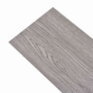 Dunkelgraue PVC Bodenplanken, 5,02 m² - 36 Stück