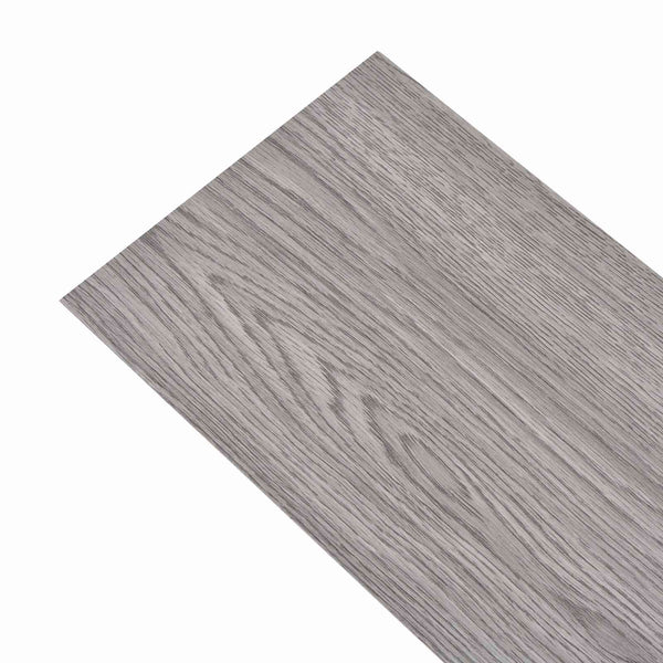 Dunkelgraue PVC Bodenplanken, 5,02 m² - 36 Stück