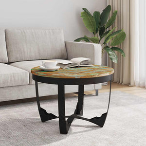 vidaXL Table basse en bois de récupération massif 60x40 cm