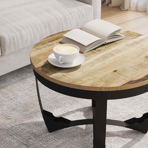 Couchtisch Raues Massivholz Mango 60x40 cm