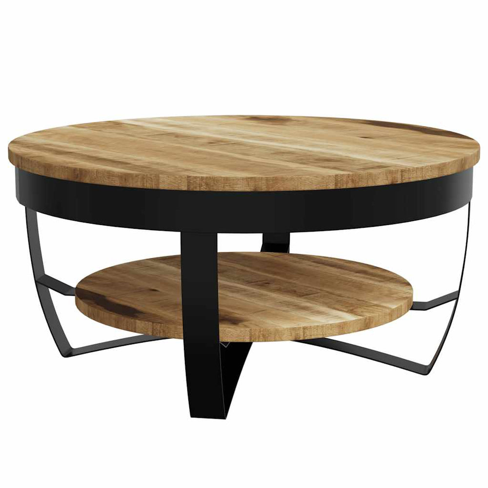 Couchtisch Raues Massives Mangoholz 65x32 cm