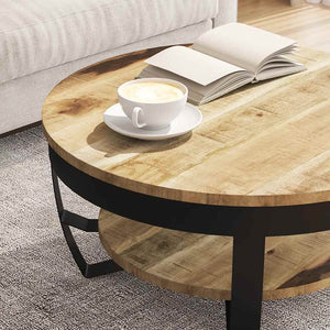 Couchtisch Raues Massives Mangoholz 65x32 cm