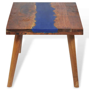 Couchtisch Teak Harz 100x50x40 cm