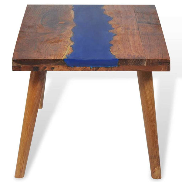 Couchtisch Teak Harz 100x50x40 cm