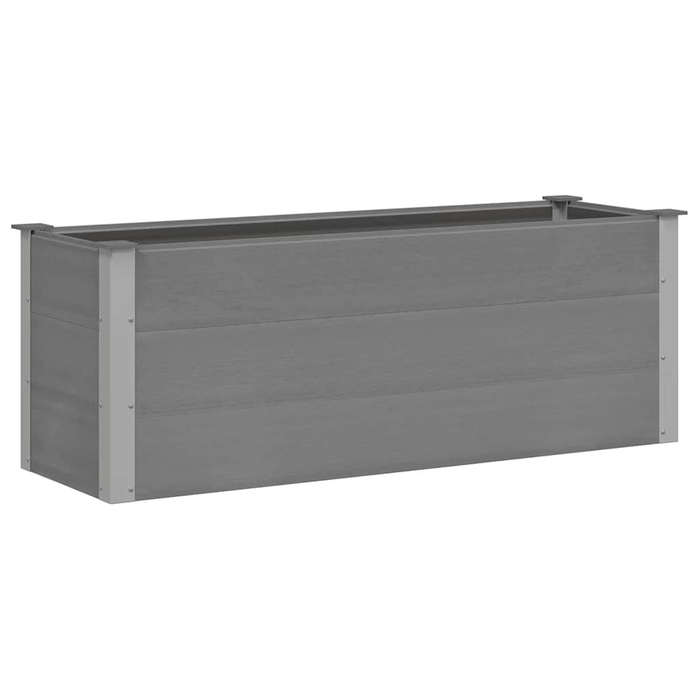 WPC Hochbeet 150cm Grau