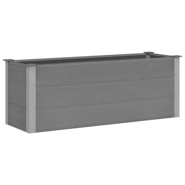 WPC Hochbeet 150cm Grau