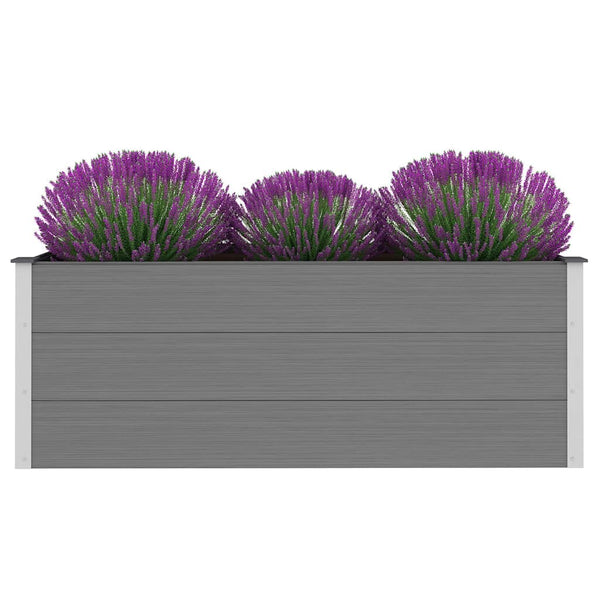 WPC Hochbeet 150cm Grau