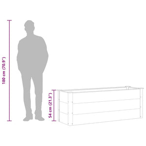 WPC Hochbeet 150cm Grau