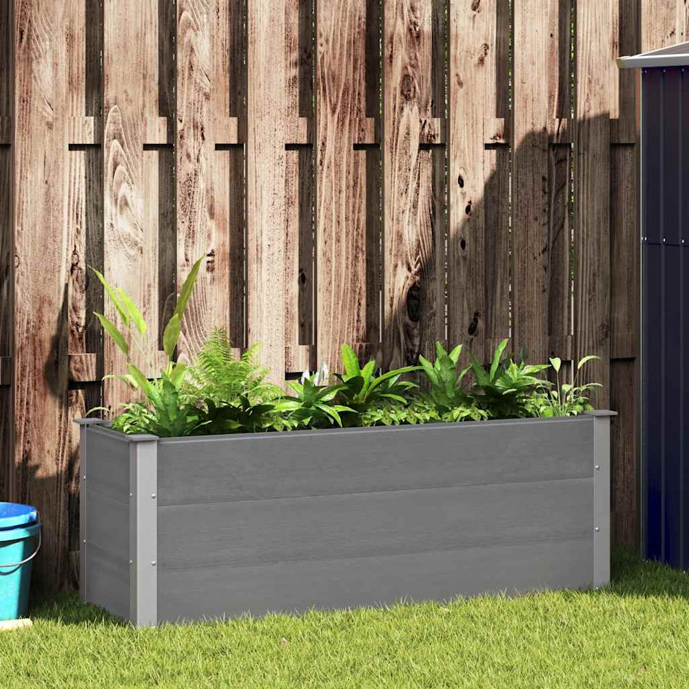 WPC Hochbeet 150cm Grau