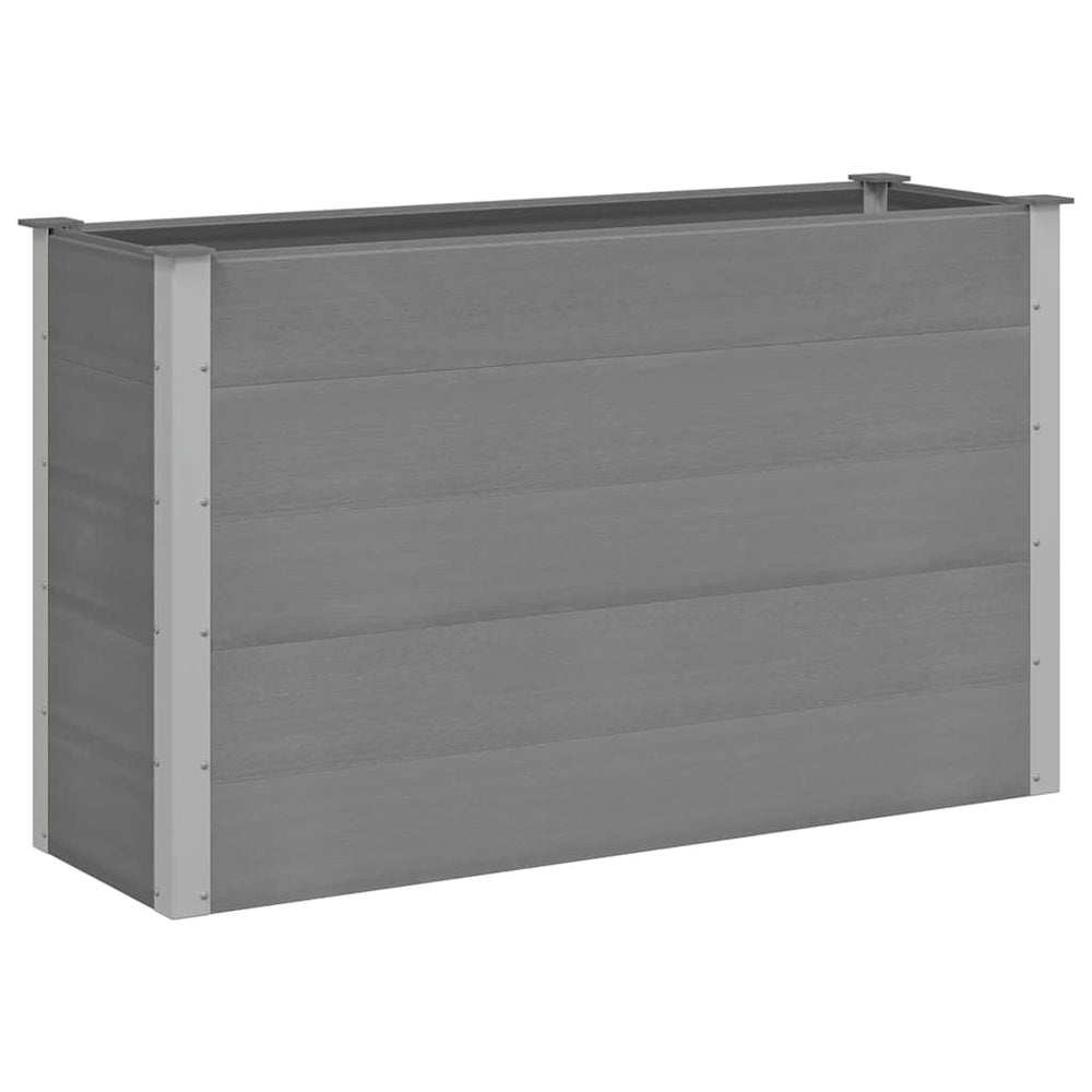 WPC Hochbeet Grau 150x50x91cm