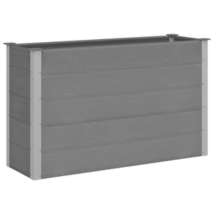 WPC Hochbeet Grau 150x50x91cm