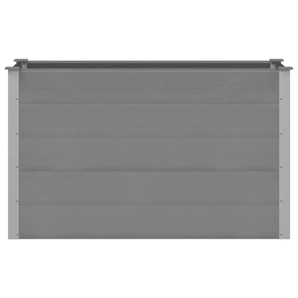 WPC Hochbeet Grau 150x50x91cm