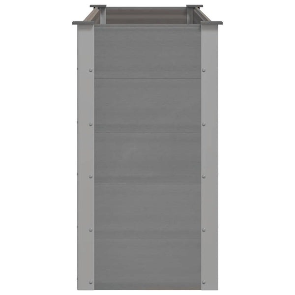 WPC Hochbeet Grau 150x50x91cm