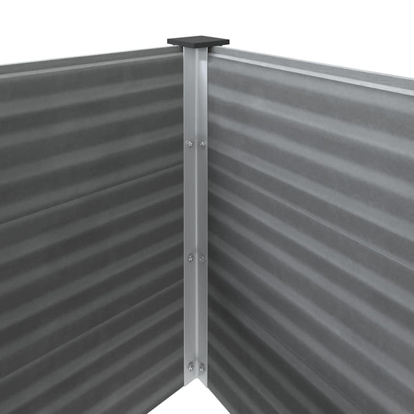 WPC Hochbeet Grau 150x50x91cm
