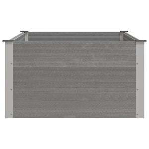 WPC Garten Hochbeet Grau 150x100x54cm