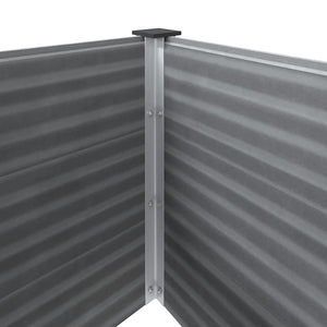 WPC Garten Hochbeet Grau 150x100x54cm