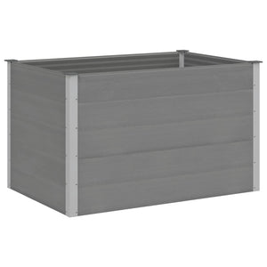WPC Garten-Hochbeet Grau 150x100x91cm