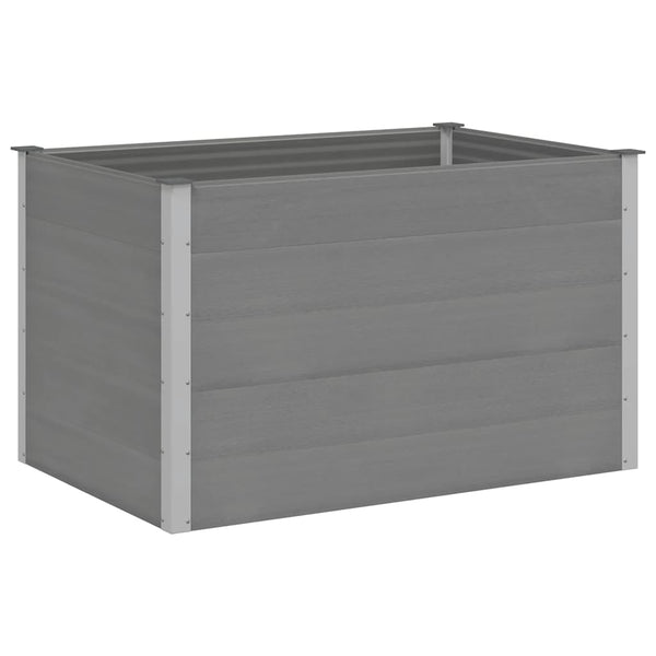 WPC Garten-Hochbeet Grau 150x100x91cm