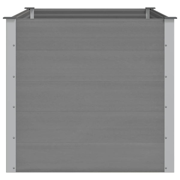 WPC Garten-Hochbeet Grau 150x100x91cm