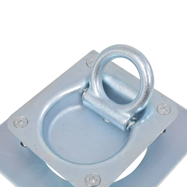 vidaXL Anneaux d'arrimage pour remorque 8 pcs Acier galvanisé 2000 kg