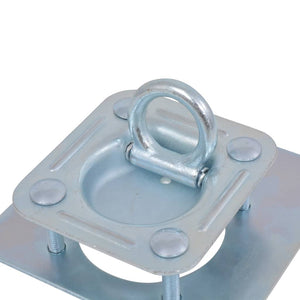 vidaXL Anneaux d'arrimage pour remorque 6 pcs Acier galvanisé 2000 kg
