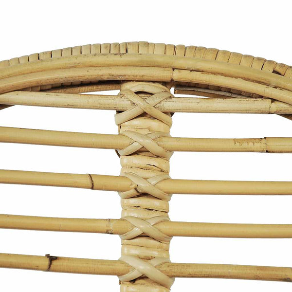 Esszimmerstühle 2 Stk. Natur Rattan