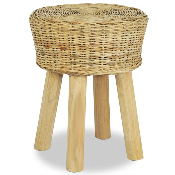 vidaXL Tabouret de bar en rotin naturel