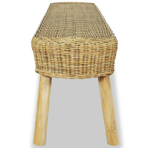Flurbank 160 x 35 x 45 cm Rattan Natur
