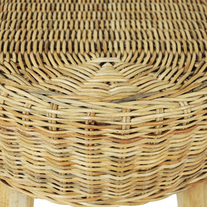 Flurbank 160 x 35 x 45 cm Rattan Natur