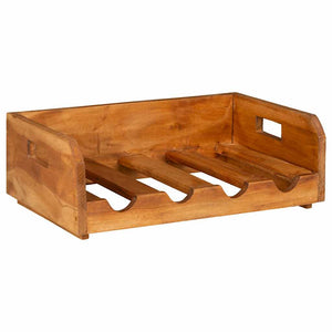 vidaXL Casier à vin 4 pcs pour 16 bouteilles Bois d'acajou massif