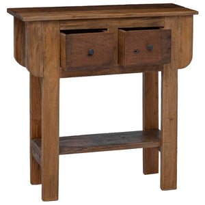 Konsolentisch Gemischtes Altholz 80x35x80 cm