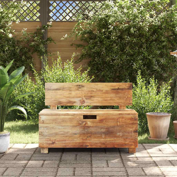 Sitzbank Massives Mahagoniholz 86x40x60 cm
