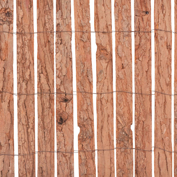 Gartenzaun Rinde 1000×30 cm