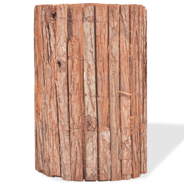 Gartenzaun Rinde 1000×50 cm