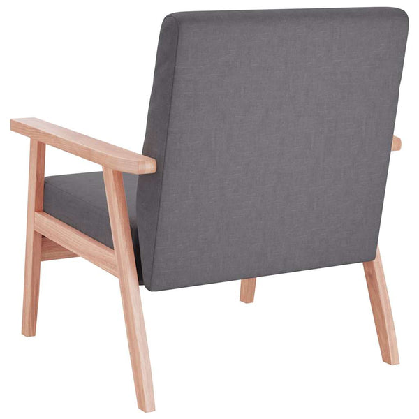 Sessel Dunkelgrau Stoff