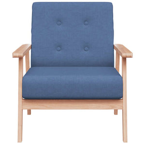 Sessel Blau Stoff