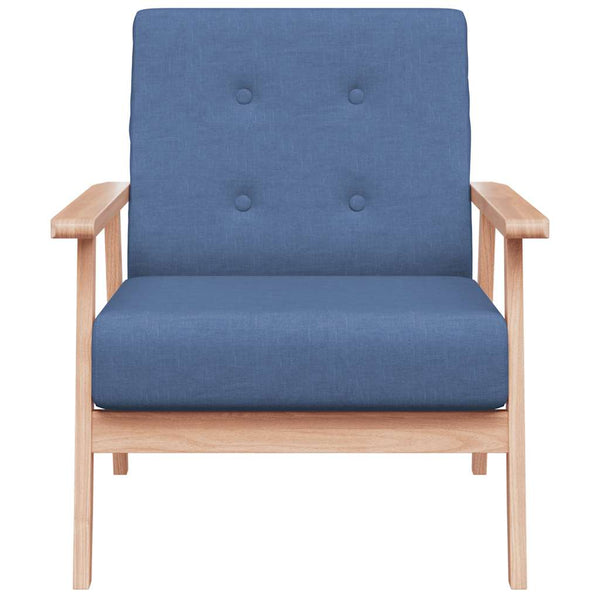Sessel Blau Stoff