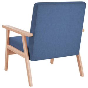 Sessel Blau Stoff