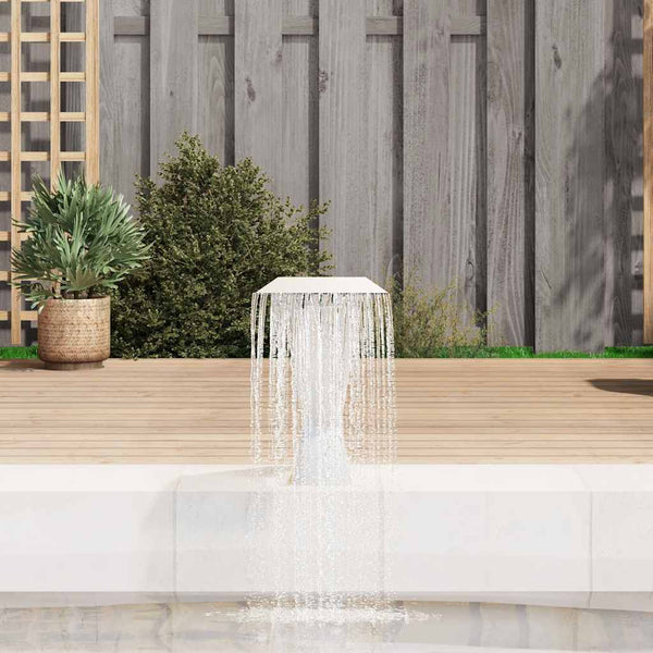 Edelstahl Pool Wasserfall 64cm