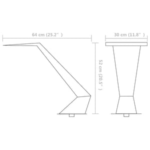 Edelstahl Pool Wasserfall 64cm