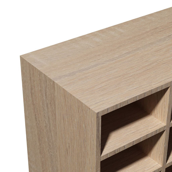Schuhregal Holzwerkstoff 92x30x67,5 cm Eichen-Optik