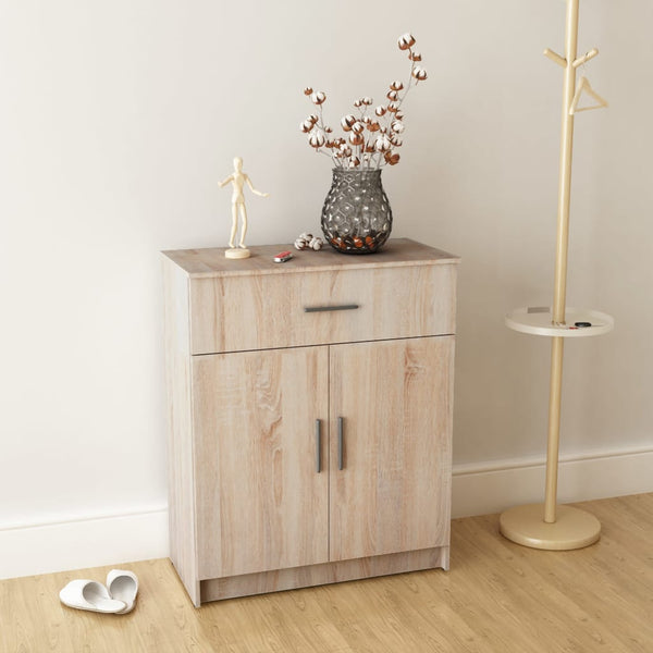 Sideboard Holzwerkstoff 71x35x88 cm Eiche-Optik