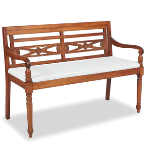 4-tlg. Teak Garten Lounge Set mit Auflagen