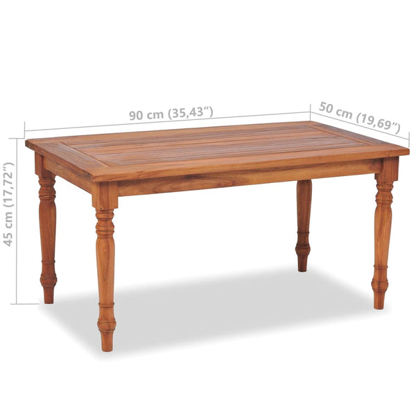 4-tlg. Teak Garten Lounge Set mit Auflagen